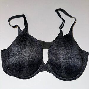 Victoria's Secret Lined Padded Uplift Semi Demi Women's Size 38C Black